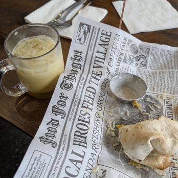 Chaiwale & Co. - Iced Golden Latte and Mix Veg Burrito - Cafes Near Me - Orange, California