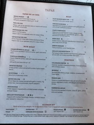 Menu photo 4 Tapa the World Sacramento, CA