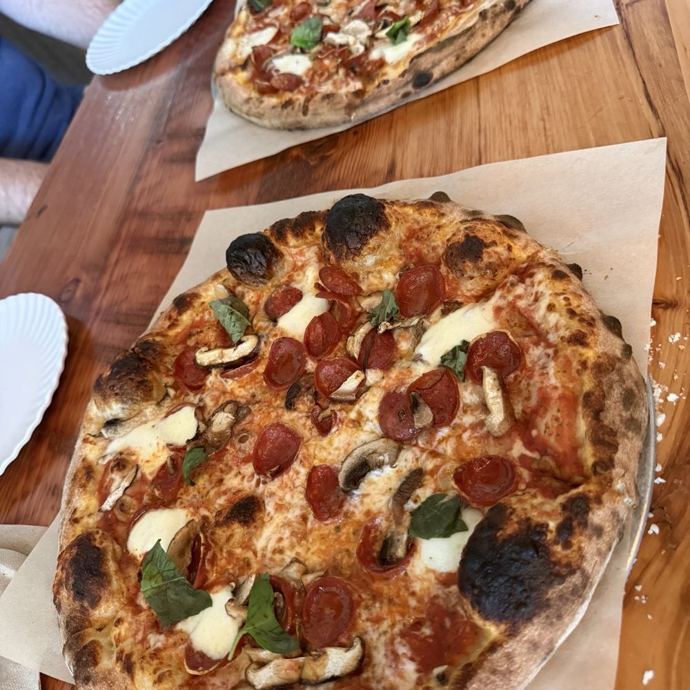 Pretty In Pepperoni with Mushrooms!