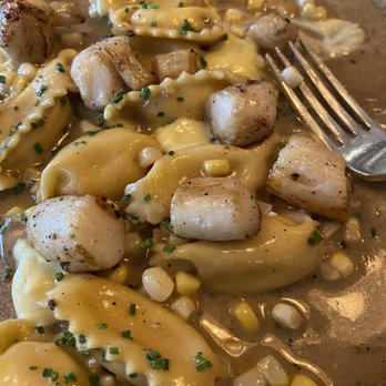 Esther's Kitchen - Scallops and corn pasta. - Italian Near Me - Las Vegas, Nevada