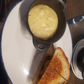 Tupelo Honey Southern Kitchen & Bar - Half chicken sandwich and grits - Breakfast & Brunch Near Me - Asheville, North Carolina