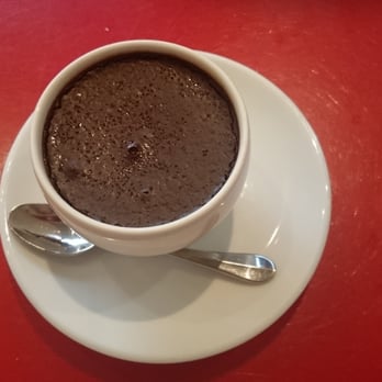 Terroirs - Chocolate pot with salted caramel - before - Wine Bars Near Me - London, XGL