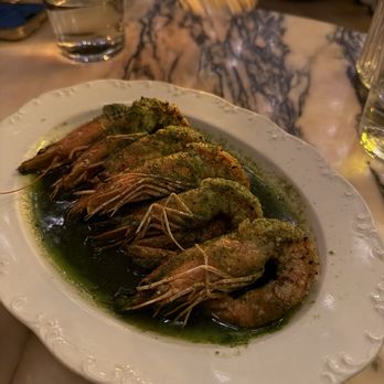 Funke - Gamberi in Salsa Verde - Italian Near Me - Beverly Hills, California