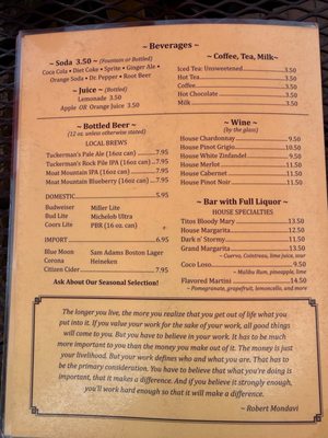 Menu photo 2 Beef & Ski North Conway, NH