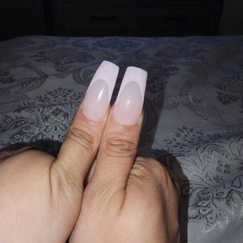 Sky Nail - 1 coffin 1 square nail - Nail Salons Near Me - Jacksonville, Florida