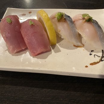 Sen Dai Sushi - Chu-toro and Saba nigiri - Japanese Near Me - Milpitas, California Sen Dai Sushi - Chu-toro and Saba nigiri - Japanese Near Me - Milpitas, California