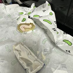 Jimmy John’s - No cheese, two pieces of turkey and we had to go to the gas station to get mayo packets