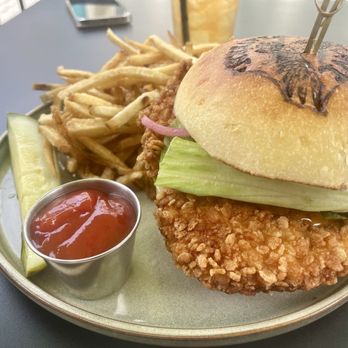 The Owl Tavern - Rice Krispy chicken sandwich - Steakhouses Near Me - Grass Valley, California The Owl Tavern - Rice Krispy chicken sandwich - Steakhouses Near Me - Grass Valley, California
