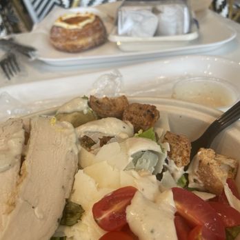 Paris Baguette - Chicken Caesar salad and wrap with orange crème filled donut. Fresh veggies and very clean restaurant. - Bakeries Near Me - Columbus, Ohio Paris Baguette - Chicken Caesar salad and wrap with orange crème filled donut. Fresh veggies and very clean restaurant. - Bakeries Near Me - Columbus, Ohio