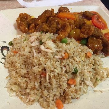 The Hong Kong Sunny Cafe - Sweet and sour pork with fried rice - Chinese Near Me - Gibsons, British Columbia The Hong Kong Sunny Cafe - Sweet and sour pork with fried rice - Chinese Near Me - Gibsons, British Columbia
