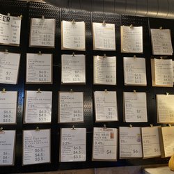 Flourish Taproom - A "few" selections.