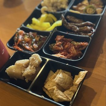 Hansik Town - Sides that come with the hot bowl bibimbap. Pickled items and a diet of mac n cheese. - Korean Near Me - Beaverton, Oregon Hansik Town - Sides that come with the hot bowl bibimbap. Pickled items and a diet of mac n cheese. - Korean Near Me - Beaverton, Oregon
