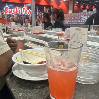 Sushi Fever - Raspberry lemonade bomb bomb order a refill or just order 2-3 - Conveyor Belt Sushi Near Me - Albuquerque, New Mexico