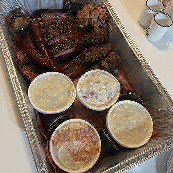 Hurtado Barbecue - We build a plate El Jefe plus extra ribs and side, - Barbeque Near Me - Arlington, Texas Hurtado Barbecue - We build a plate El Jefe plus extra ribs and side, - Barbeque Near Me - Arlington, Texas