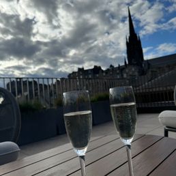 Shared terrace view