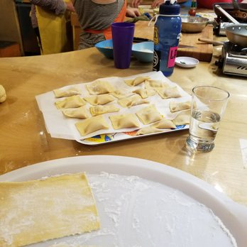 Hipcooks - Butternut squash ravioli waiting to be cooked. - Cooking Schools Near Me - Los Angeles, California Hipcooks - Butternut squash ravioli waiting to be cooked. - Cooking Schools Near Me - Los Angeles, California