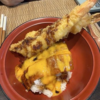 Hana Izumi - Eel and shrimp tempura bowl - Japanese Near Me - Millbrae, California