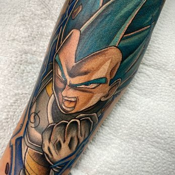 Blue Label Tattoo - done by @jamesfoltz - Tattoo Near Me - Orange, California