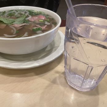 California Noodle & Grill - That soup bowl had perhaps only several pieces of meat in it.... - Vietnamese Near Me - Chino, California