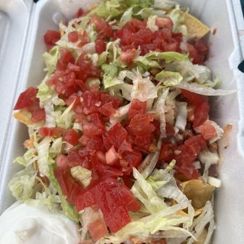 Taqueria San Martin - Nachos (chicken and pork) - Food Trucks Near Me - Sandston, Virginia Taqueria San Martin - Nachos (chicken and pork) - Food Trucks Near Me - Sandston, Virginia