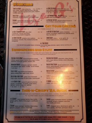 Menu photo 2 Lisa G's Lake Placid, NY