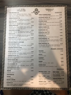 Menu photo 5 Bombay Beach Los Angeles, CA