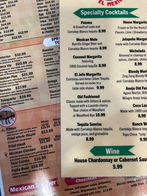 Menu photo 5 Taqueria El Mexicano Lafayette, LA