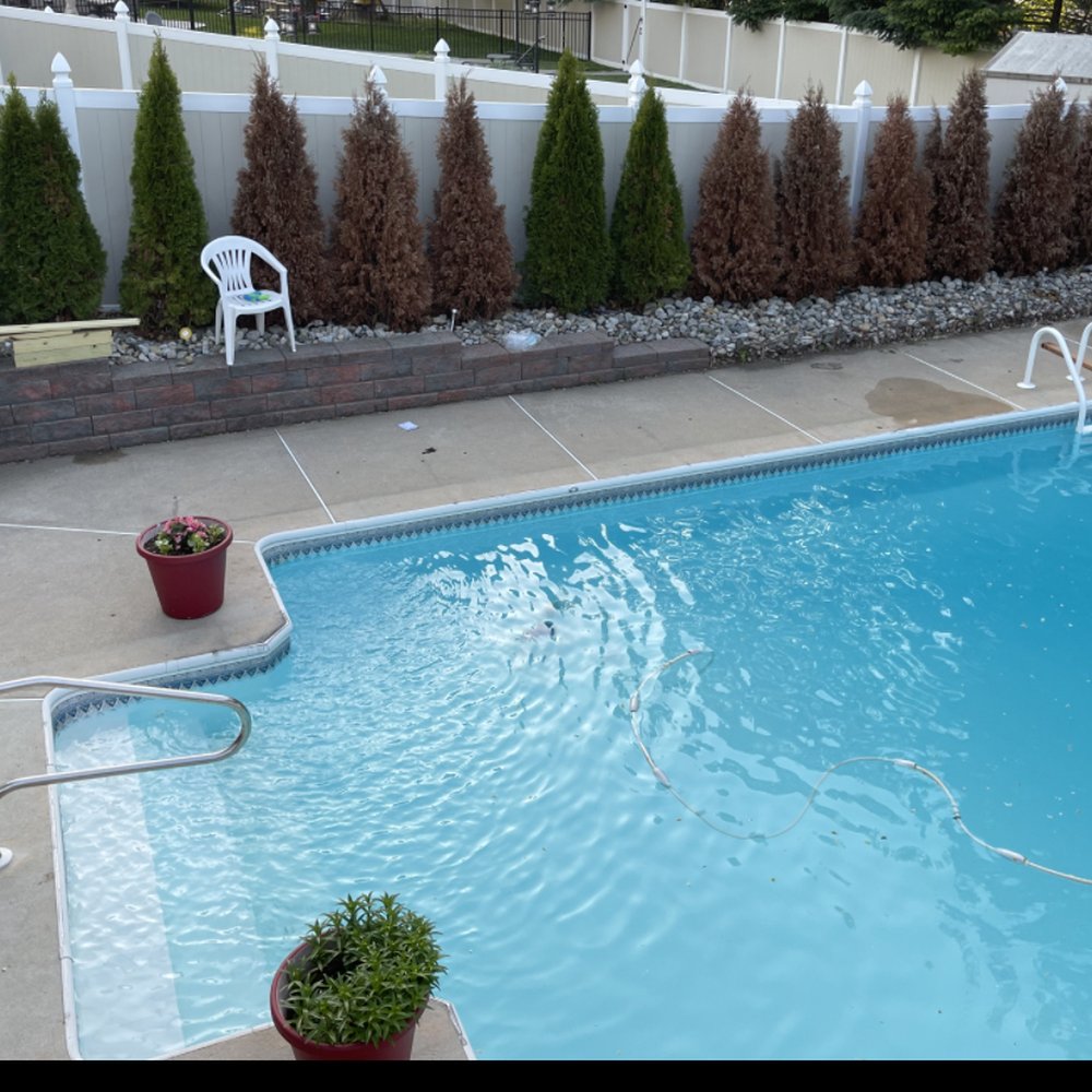 a swimming pool a swimming pool