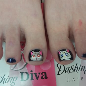 Dashing Diva - I love my Sailor Moon pedicure! Everyone here is so nice and very accommodating.. I'll definitely be coming back for more! - Nail Salons Near Me - Fountain Valley, California Dashing Diva - I love my Sailor Moon pedicure! Everyone here is so nice and very accommodating.. I'll definitely be coming back for more! - Nail Salons Near Me - Fountain Valley, California