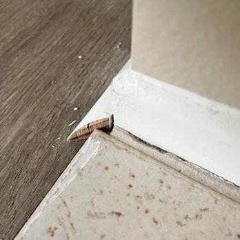 SERVPRO of Irvine - They didn't cut the baseboard, leaving a sharp edge to cut one's food. - Damage Restoration Near Me - Irvine, California SERVPRO of Irvine - They didn't cut the baseboard, leaving a sharp edge to cut one's food. - Damage Restoration Near Me - Irvine, California