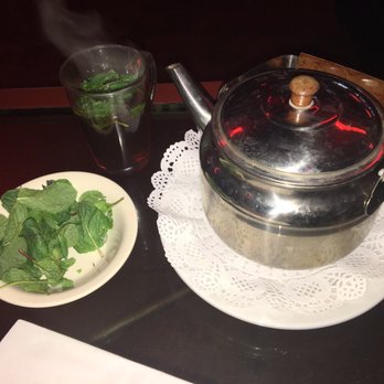 The Olive Mediterranean Grill - Green tea with mint - Mediterranean Near Me - Las Vegas, Nevada