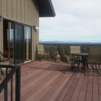 Eagle Crest Resort - Rear deck of the property I stayed in - Resorts Near Me - Redmond, Oregon