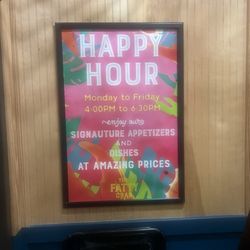 SoBe Hookah - The Fatty Crab - Happy Hour