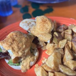 Fred's Mexican Cafe - Mexican eggs Benedict