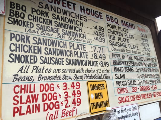 Menu photo 6 Sweet House BBQ Cornelia, GA Menu photo 6 Sweet House BBQ Cornelia, GA