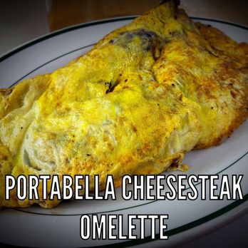 Donna's Cafe - Portabella Cheesesteak Omelette - Cafes Near Me - Slatington, Pennsylvania Donna's Cafe - Portabella Cheesesteak Omelette - Cafes Near Me - Slatington, Pennsylvania