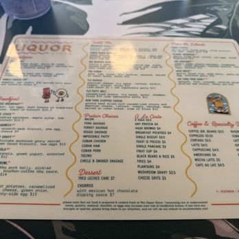 The Liquor Store - Menu - Breakfast & Brunch Near Me - Memphis, Tennessee The Liquor Store - Menu - Breakfast & Brunch Near Me - Memphis, Tennessee
