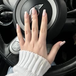 Bella Vie Nail Spa - Ballet slipper pink coffin gel nails with tips
