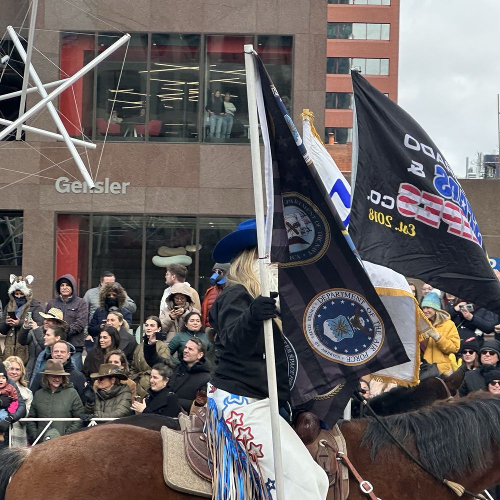 Denver Stock Show Parade - National Western stock show flags - Festivals Near Me - Denver, Colorado Denver Stock Show Parade - National Western stock show flags - Festivals Near Me - Denver, Colorado