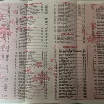 Kings China - Menu as of 4/26/2024 - Chinese Near Me - Croydon, Pennsylvania