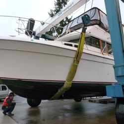 Delta Marine Industries - on the way out for service