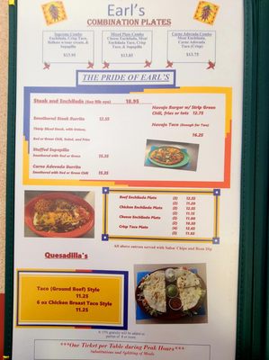 Menu photo 6 Earl's Family Restaurant Gallup, NM