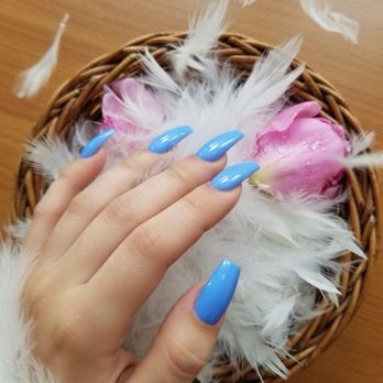 Marlow Nails Studio - Beautiful blue acrylic nails - Nail Salons Near Me - Santa Rosa, California Marlow Nails Studio - Beautiful blue acrylic nails - Nail Salons Near Me - Santa Rosa, California
