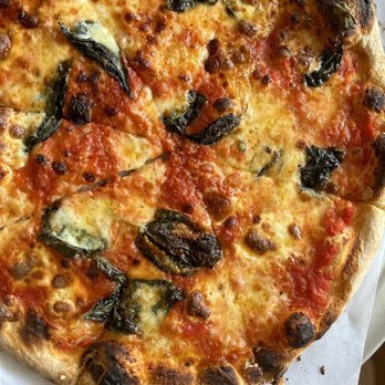 Brooksy's Brick Oven & Bar - Exquisite Margherita pizza. I ask for it a bit well done. - Pizza Near Me - Andover, Massachusetts Brooksy's Brick Oven & Bar - Exquisite Margherita pizza. I ask for it a bit well done. - Pizza Near Me - Andover, Massachusetts