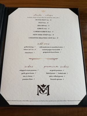 Menu photo 2 The Mercantile Chophouse King, NC Menu photo 2 The Mercantile Chophouse King, NC
