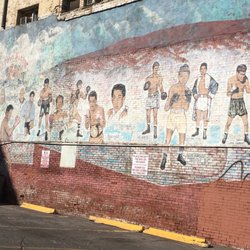 Iconic Boxers Graffiti Wall