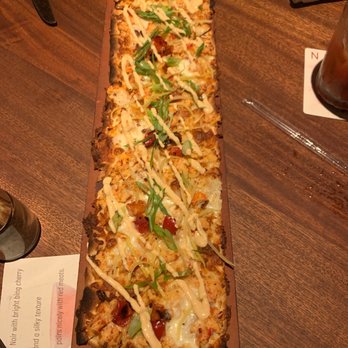 Seasons 52 - Lobster & Fresh Mozzarella Flatbread - New American Near Me - Sarasota, Florida Seasons 52 - Lobster & Fresh Mozzarella Flatbread - New American Near Me - Sarasota, Florida