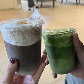 Coft - Sea salt hojicha and double matcha - Coffee & Tea Near Me - Chino, California Coft - Sea salt hojicha and double matcha - Coffee & Tea Near Me - Chino, California