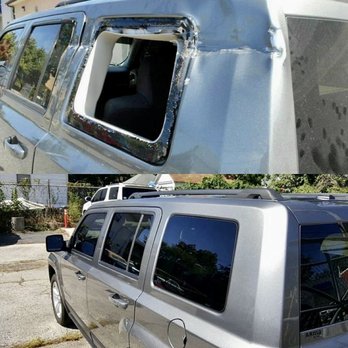 Ricciardi Auto Body - A before and after if my wife's car that was smashed. Al made it look like new. - Body Shops Near Me - Drexel Hill, Pennsylvania Ricciardi Auto Body - A before and after if my wife's car that was smashed. Al made it look like new. - Body Shops Near Me - Drexel Hill, Pennsylvania