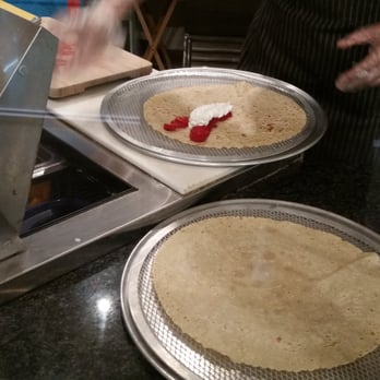 Crepes 4 U - Crepes! This picture doesn't do the finished piece justice. - Creperies Near Me - Plano, Texas Crepes 4 U - Crepes! This picture doesn't do the finished piece justice. - Creperies Near Me - Plano, Texas